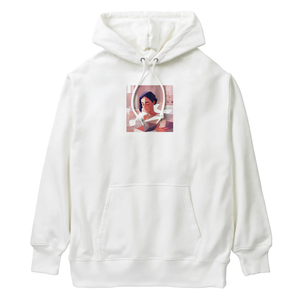 田舎老人只爺のマッサージを受けている美人 Heavyweight Hoodie