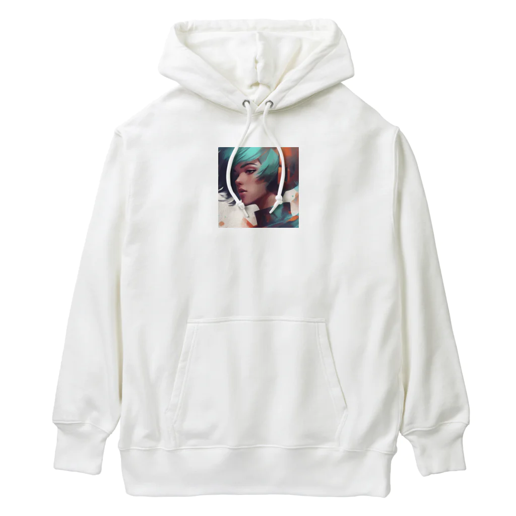 たてっぴのショップのボブカットのアイドル Heavyweight Hoodie