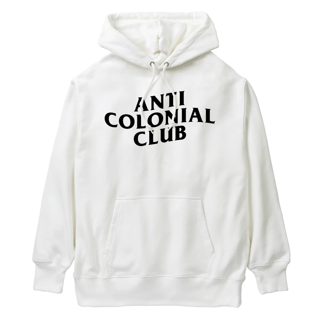 YaHabibi ShopのAnti Colonial club　パレスチナ解放のためのもの Heavyweight Hoodie