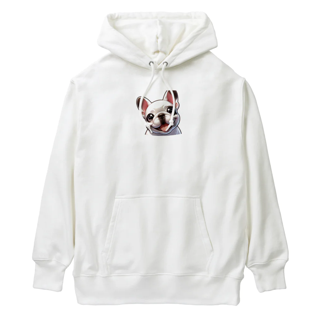 しらたまのニコニコしらちゃん Heavyweight Hoodie