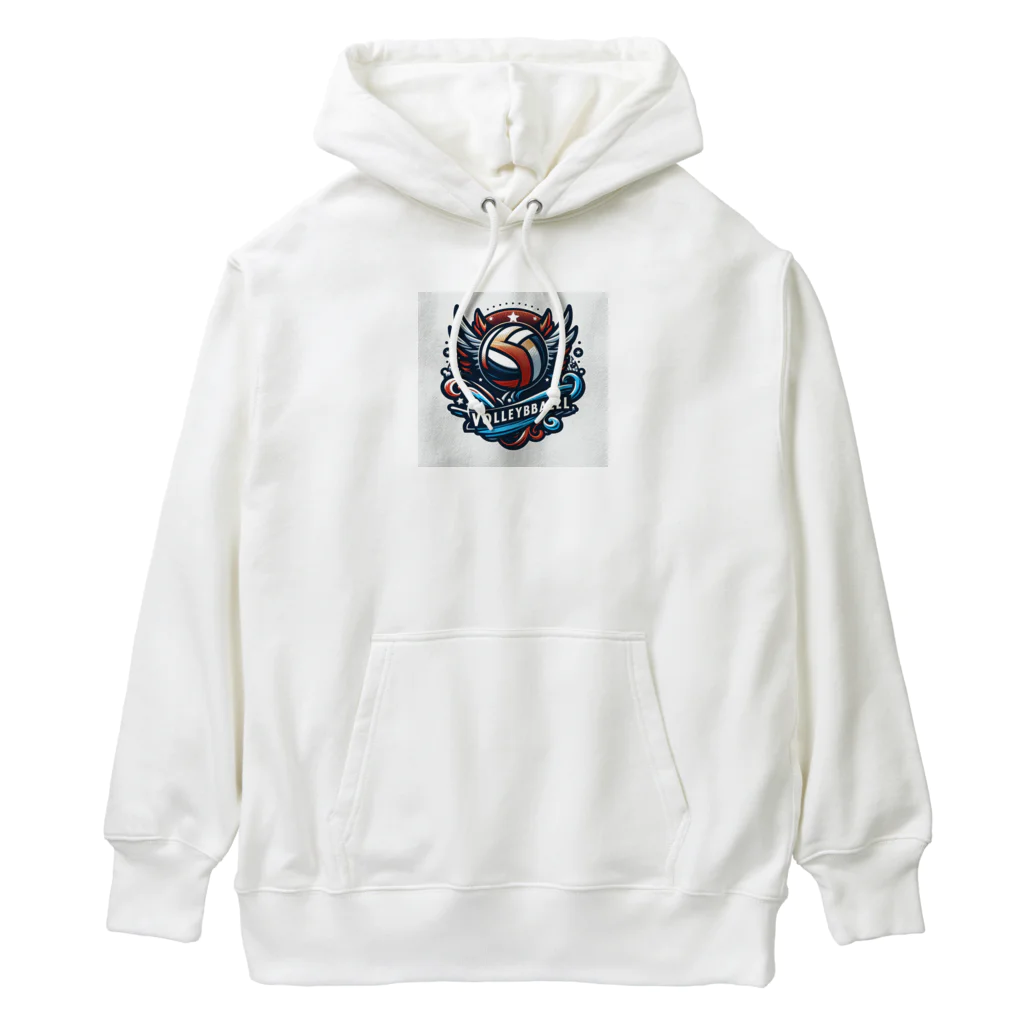 【volleyball online】のLINEスタンプ風 Heavyweight Hoodie