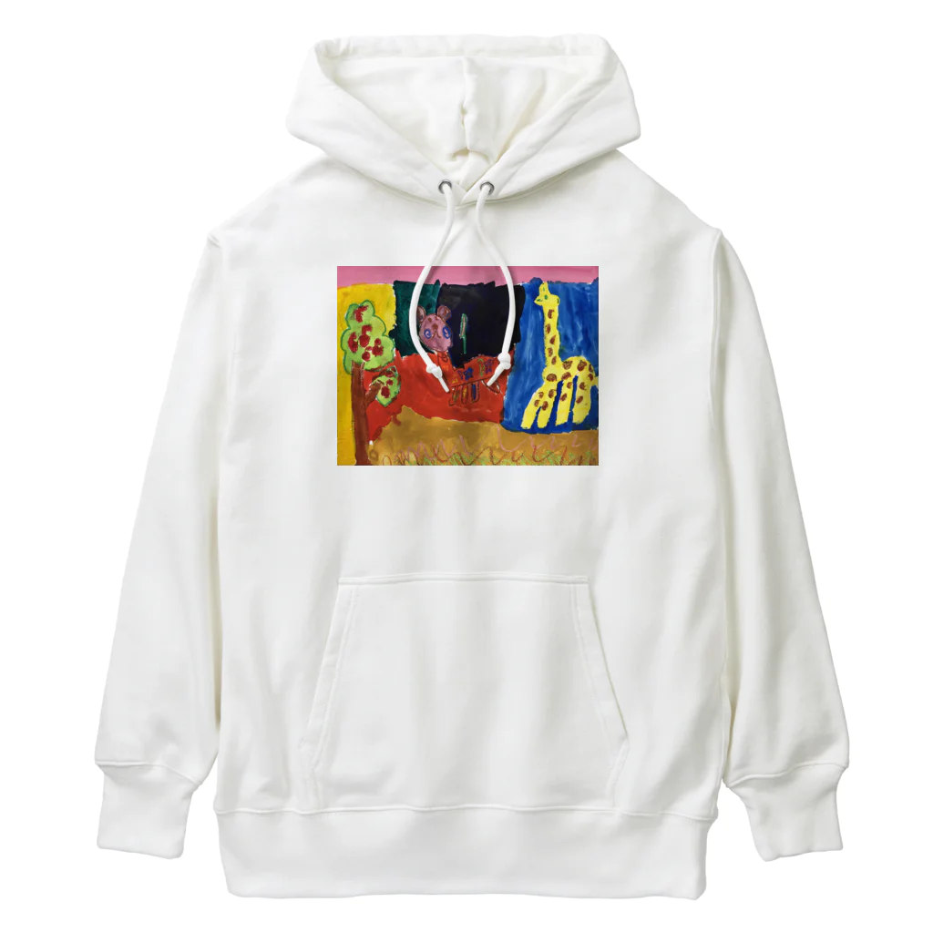 BWfamilyの夜のサバンナ Heavyweight Hoodie