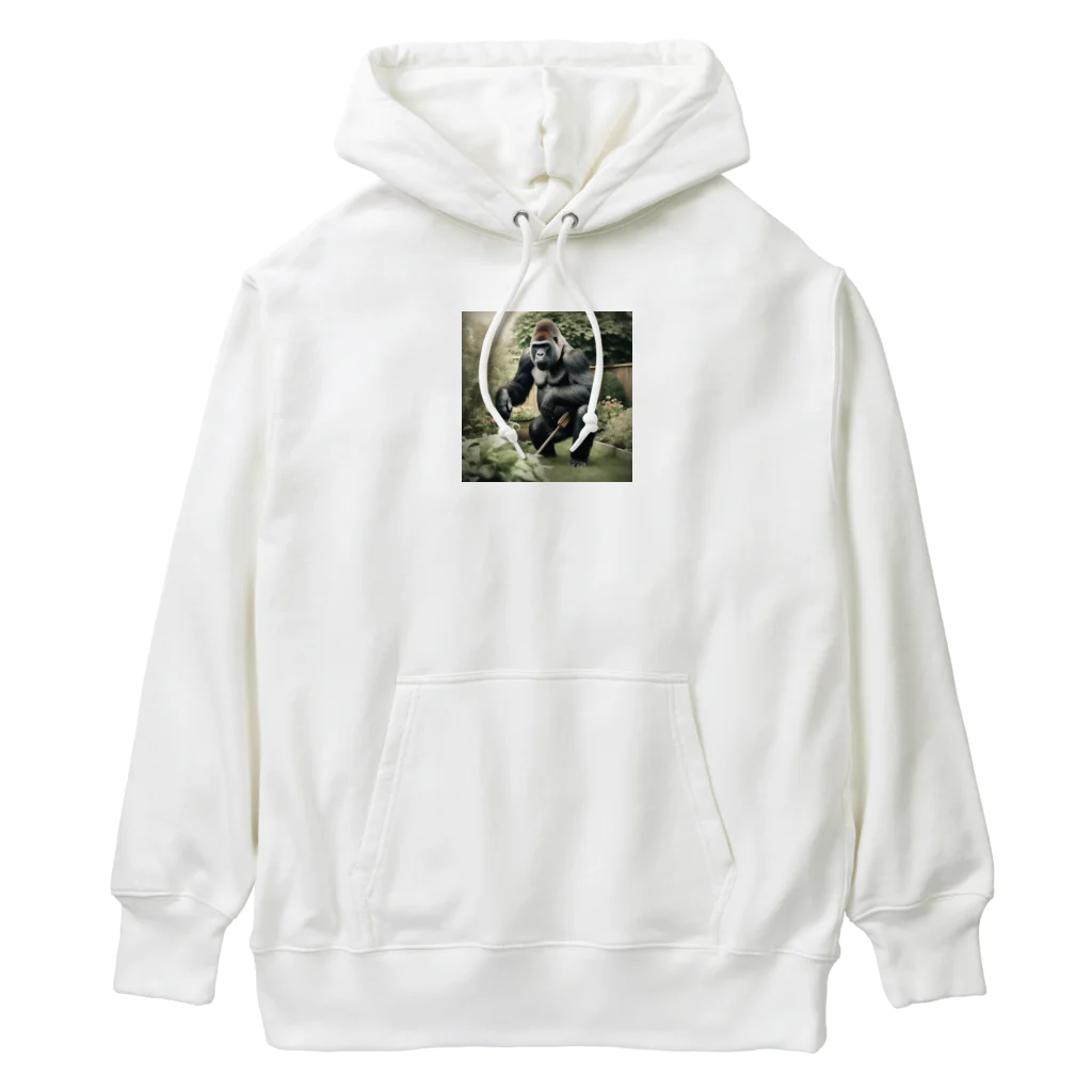 kagamimotiの庭師のゴリラ Heavyweight Hoodie