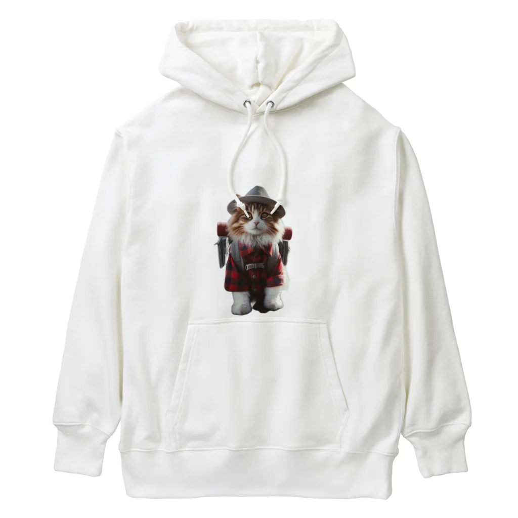 LISPのアルピニスト猫ちゃん３ Heavyweight Hoodie