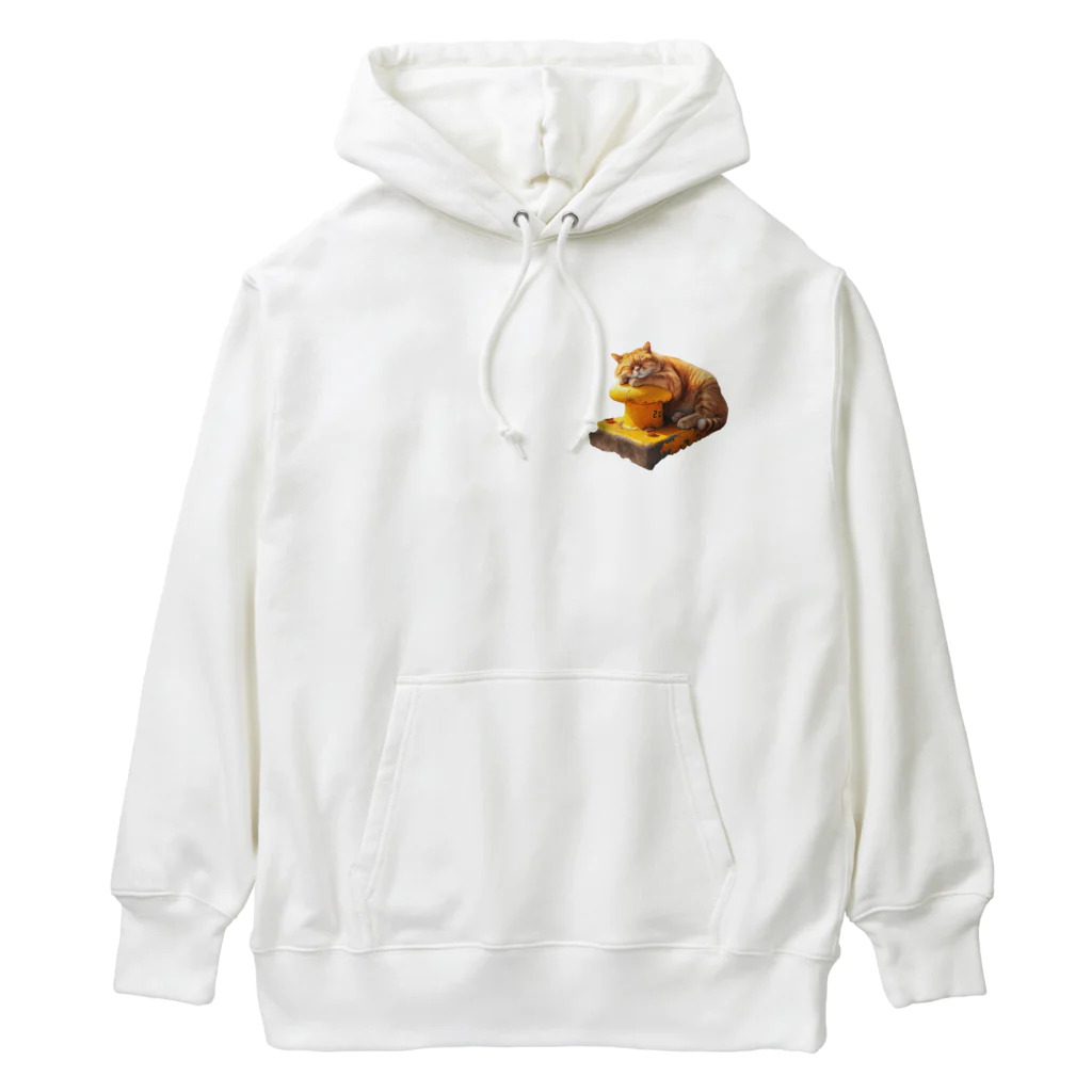 masaki1019のおひるね猫 Heavyweight Hoodie