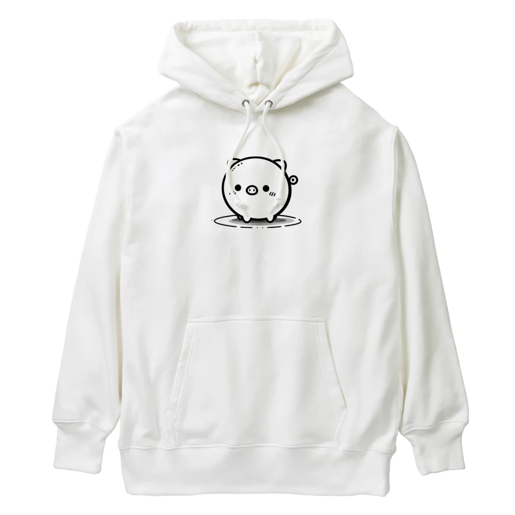 終わらない夢🌈のまんまる🐷ぶたちゃん😍 Heavyweight Hoodie