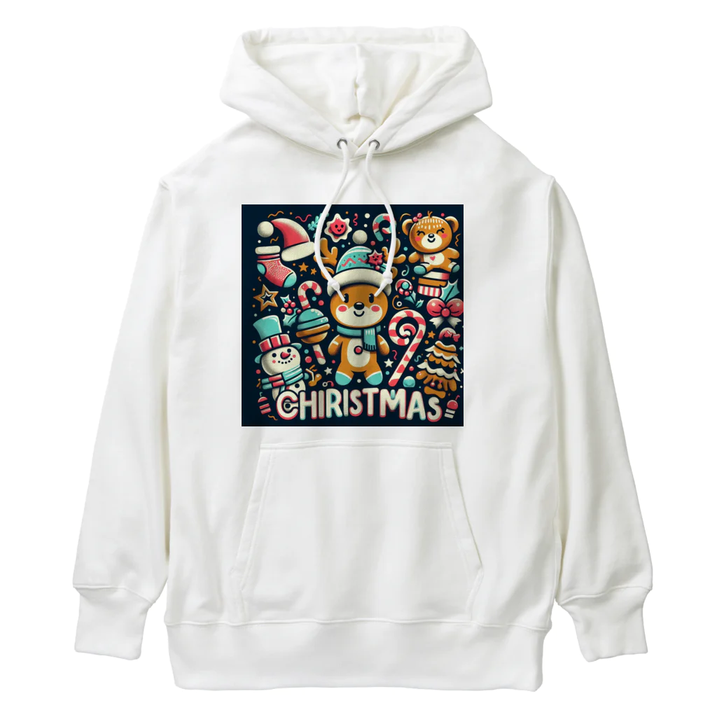 k.a.u.j.7のほのぼのとしたクリスマス Heavyweight Hoodie