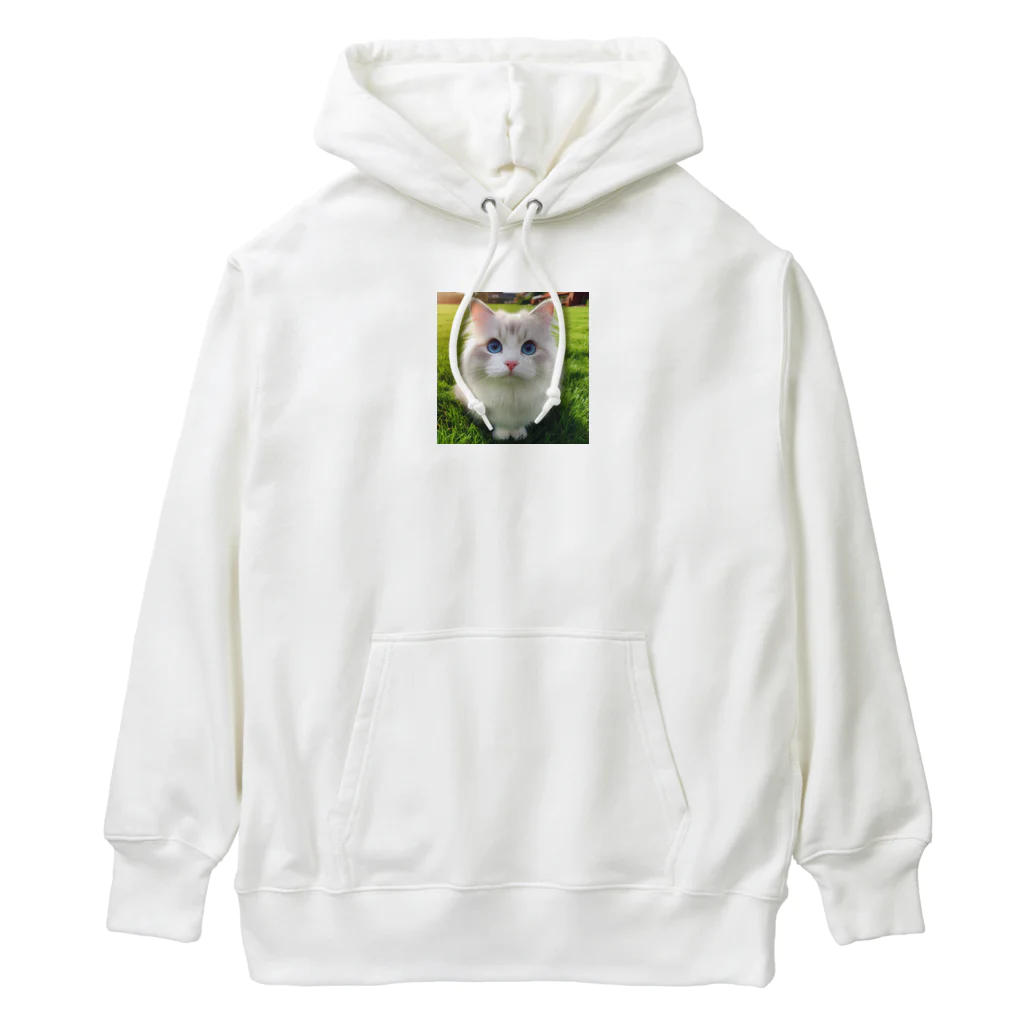 Wild Design Hub🐺のBlue eyes cat2 「猫」 Heavyweight Hoodie