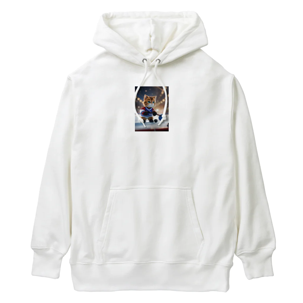 GoldCatのキャラ猫 Heavyweight Hoodie