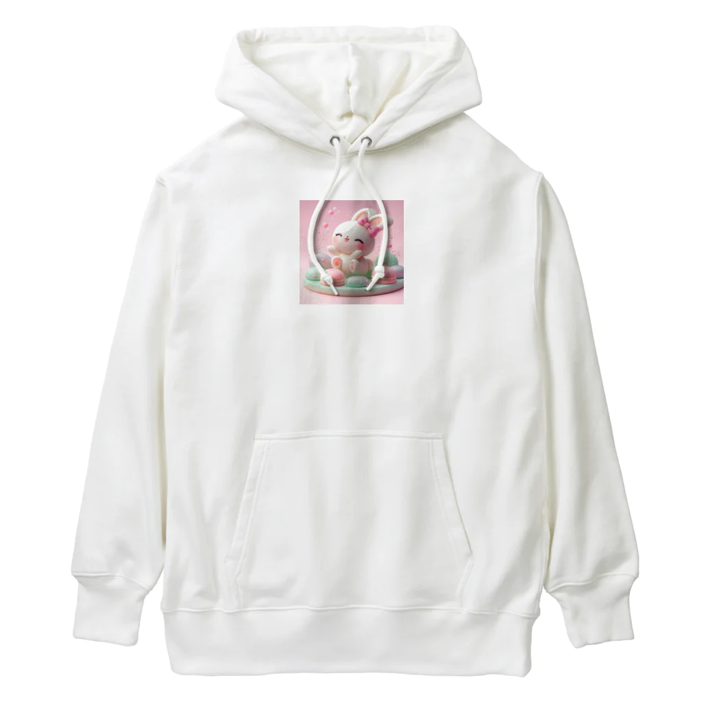 星パンダショップのほわほわマカロンうさぎ Heavyweight Hoodie