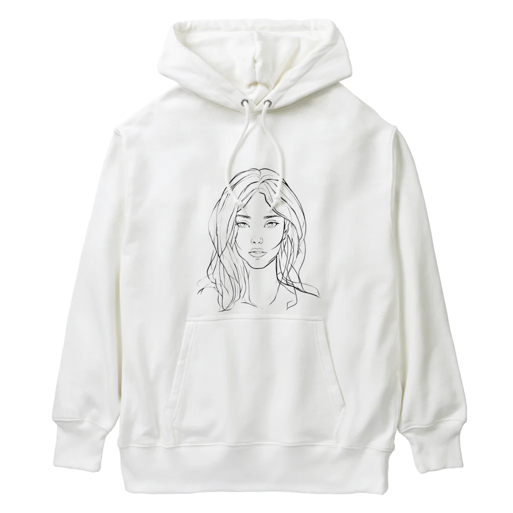 Matsue Hannaの外国人女性 Heavyweight Hoodie