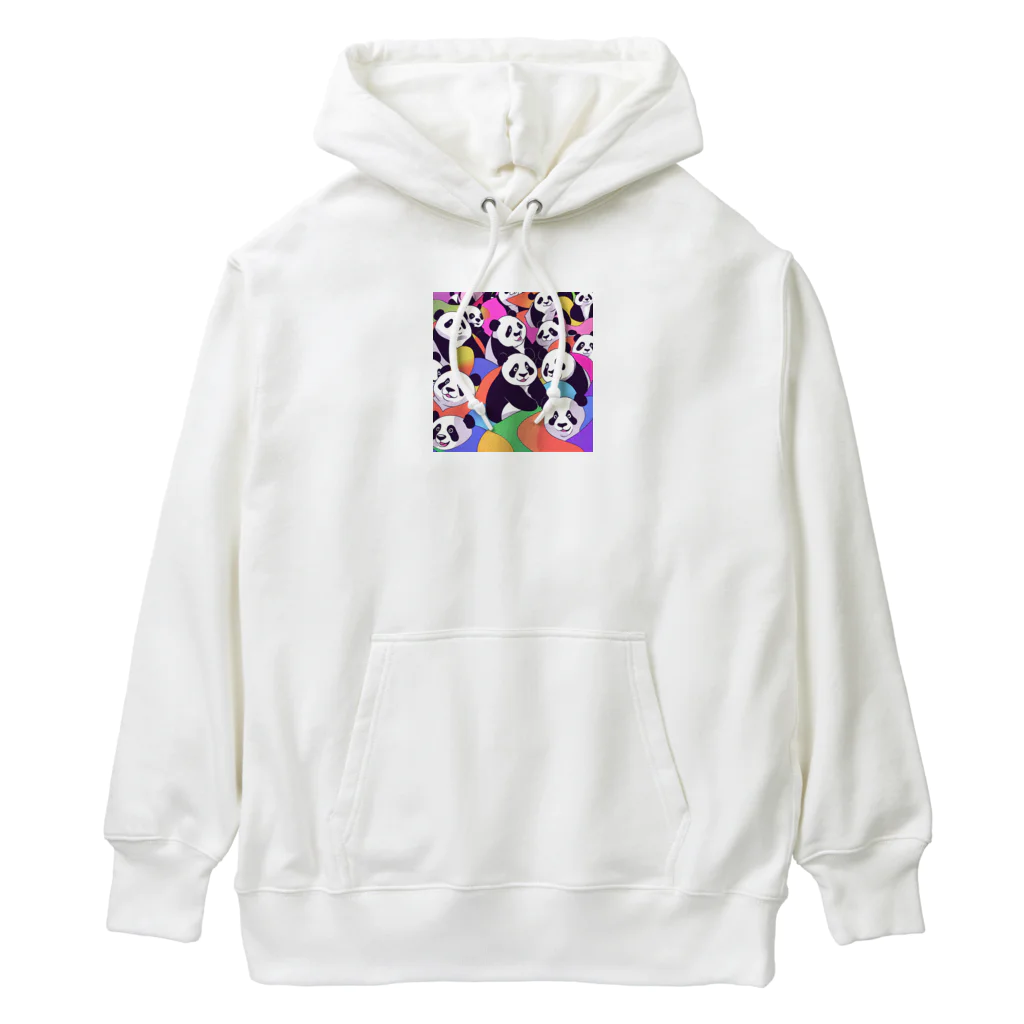 カラフルパンダズのカラフルパンダ大集合！ Heavyweight Hoodie