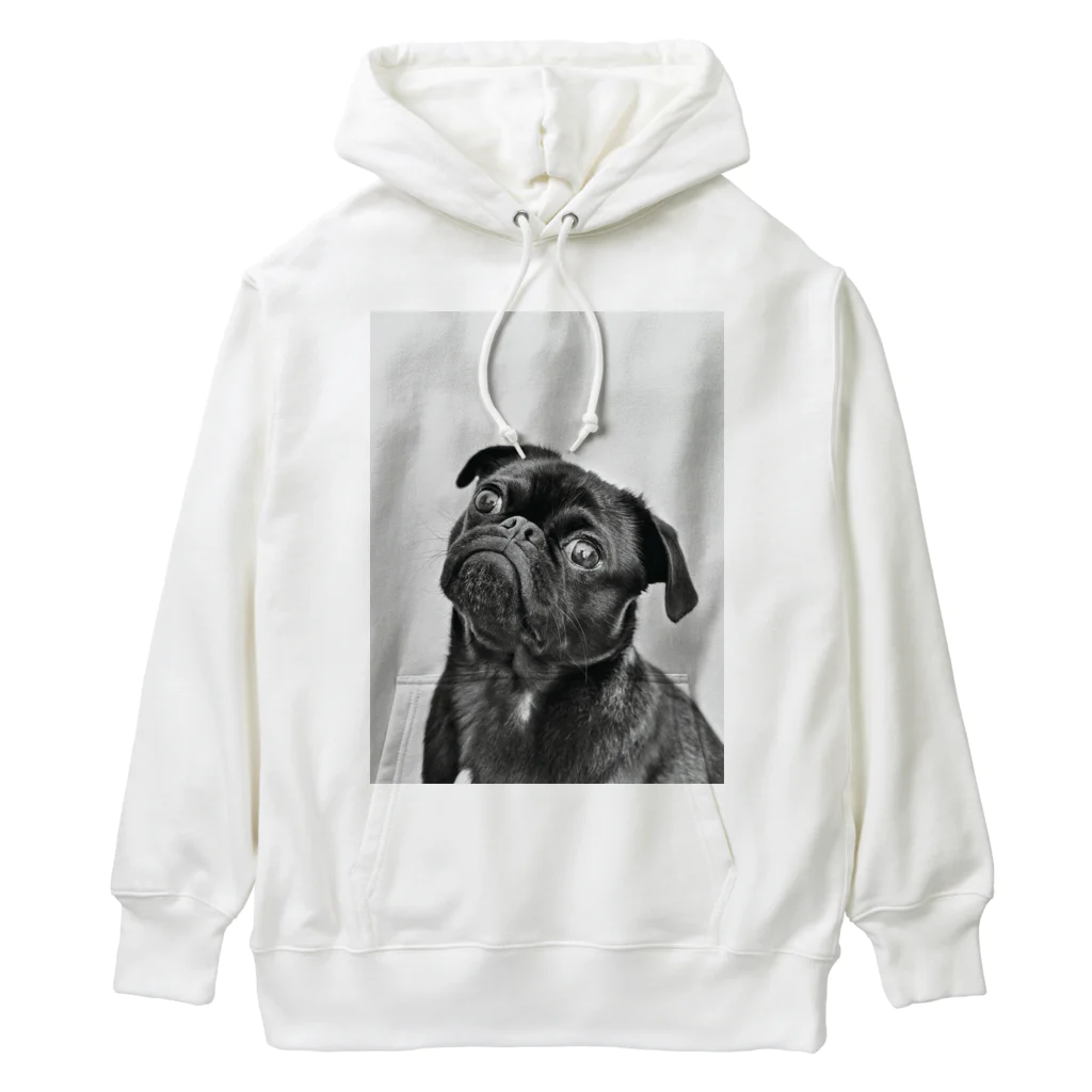 可愛い動物の犬 Heavyweight Hoodie