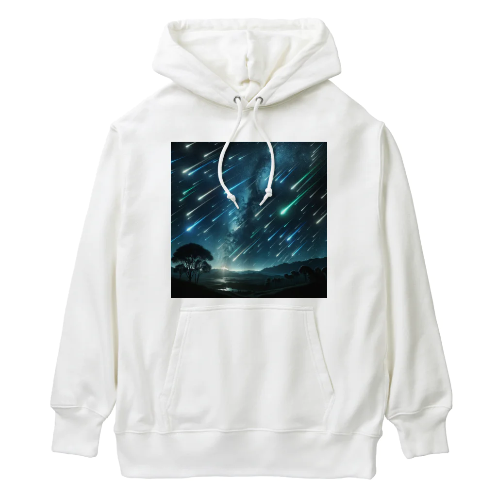 daruman77の流星群 Heavyweight Hoodie