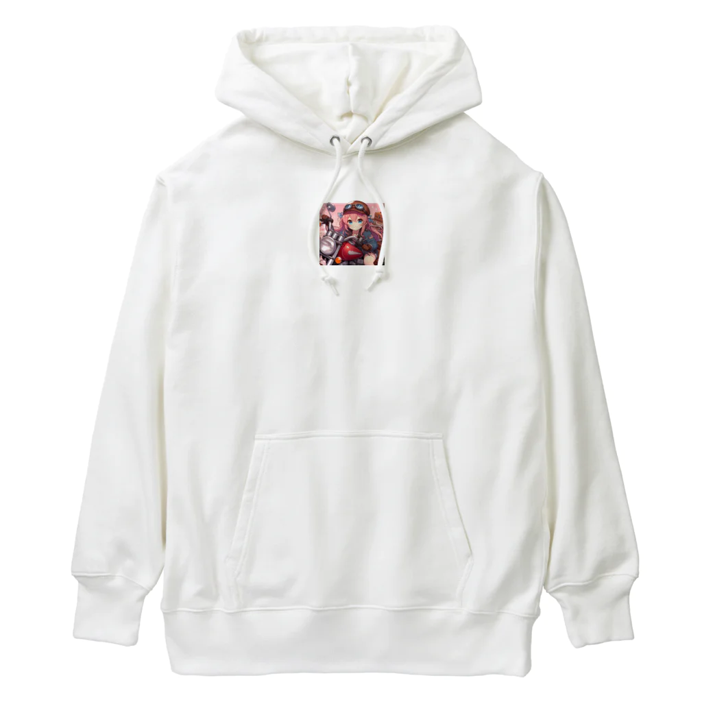 ライダーズのバイク女子　ばくおん!!系 Heavyweight Hoodie