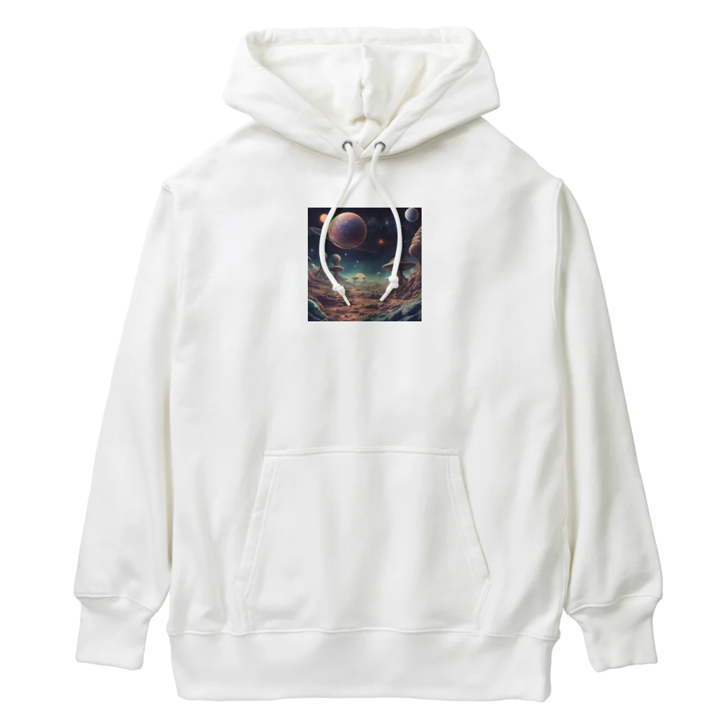 ai美女ショップの多分火星の景色はこんな感じ🪐 Heavyweight Hoodie