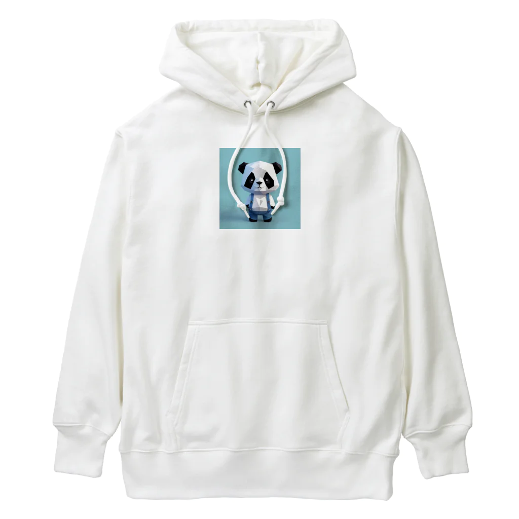 あたらしいぱんだやさんのオーバーオール子パンダ Heavyweight Hoodie