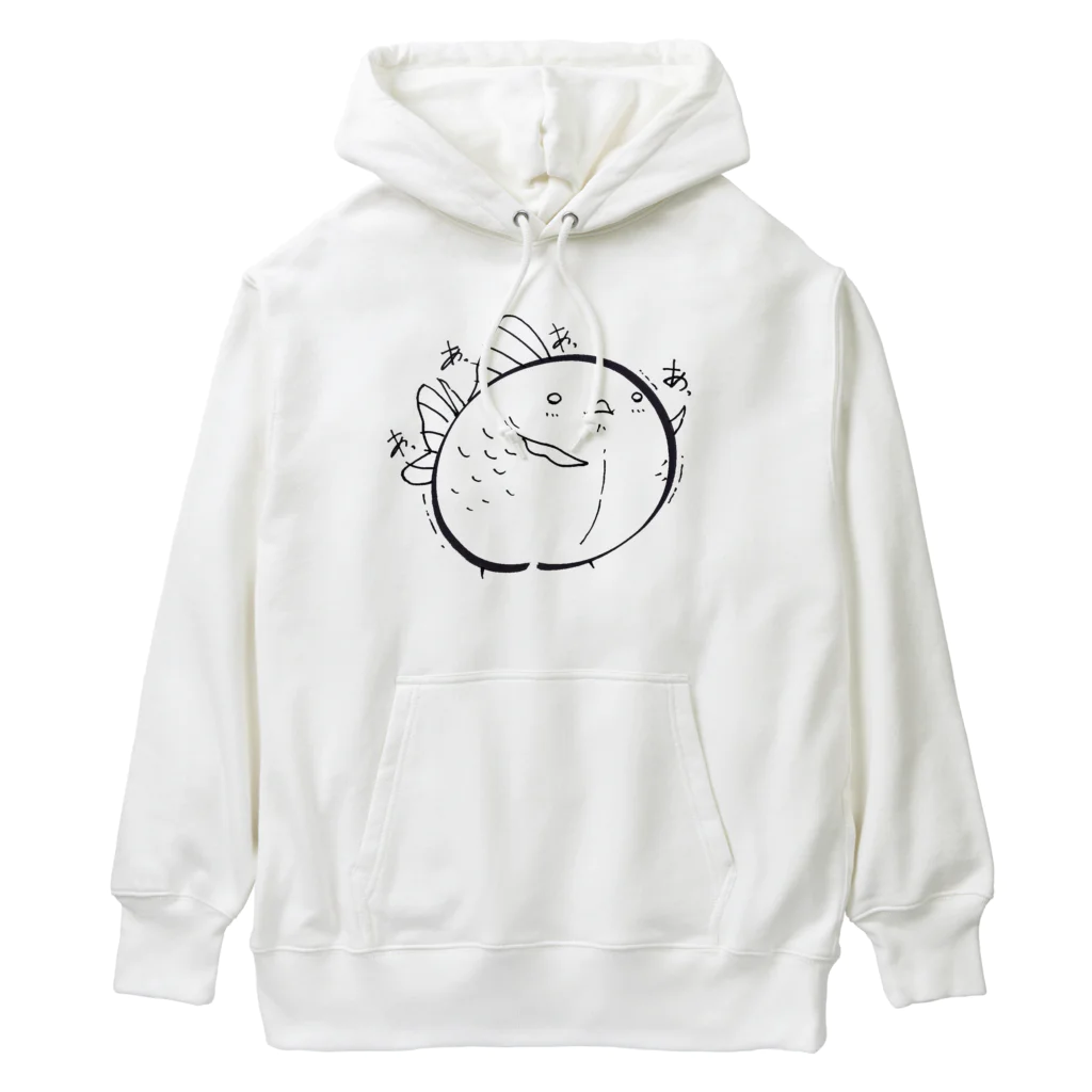 ラクガキ化け金魚のあっ Heavyweight Hoodie