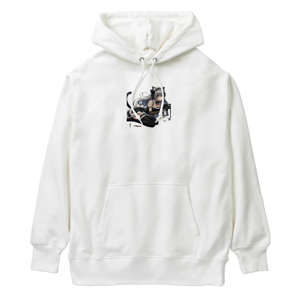 cray299の闘う猫メイド🐾5 Heavyweight Hoodie