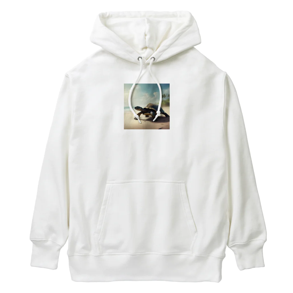 ZeroCreativeのかわいいペットのカメ Heavyweight Hoodie