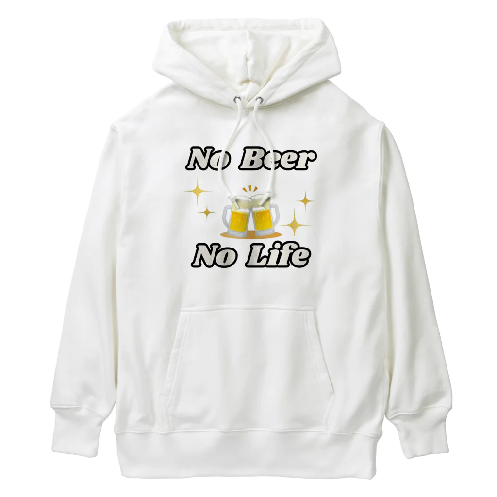 monkeyGのNO Beer　NO Life Heavyweight Hoodie