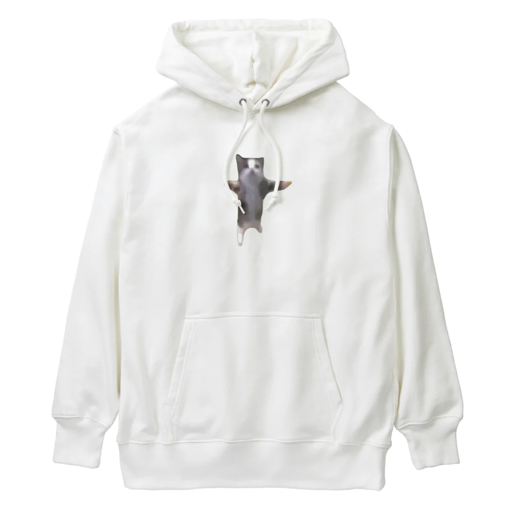 猫ミームグッズの【猫ミーム】Happy Happy Cat Heavyweight Hoodie