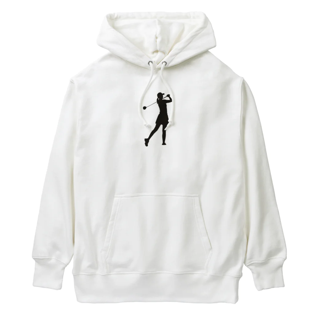 ぱんだまんのシャドーゴルフ（WOMEN) Heavyweight Hoodie