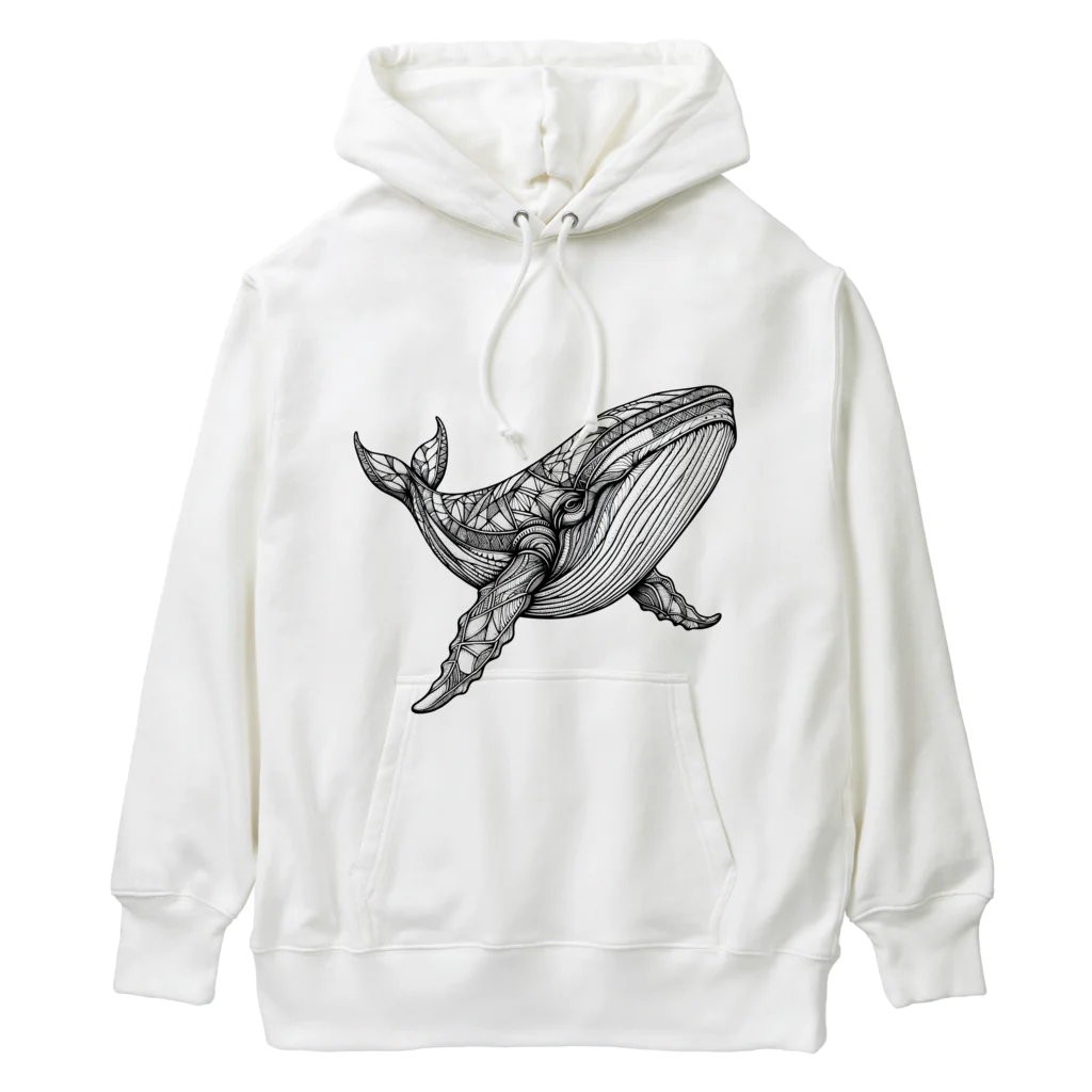 イケイケアニマルsのジオシロナガスクジラ Heavyweight Hoodie