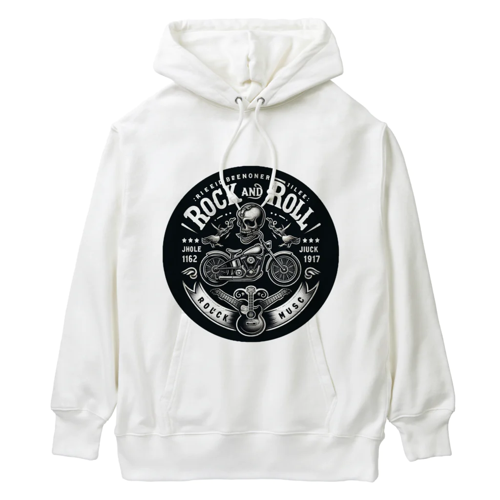 ロック堂のバイクアンドギター Heavyweight Hoodie