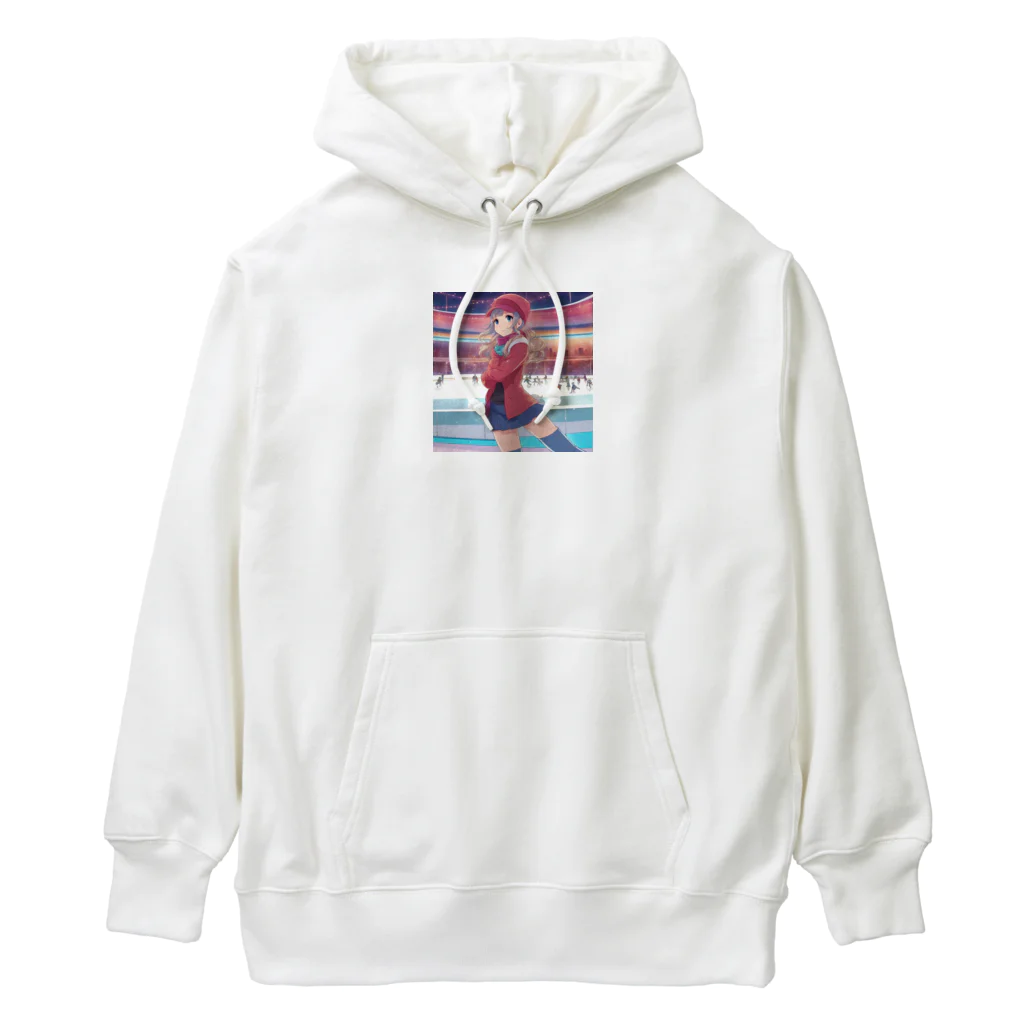 aoicanonのスケートをする女性 Heavyweight Hoodie