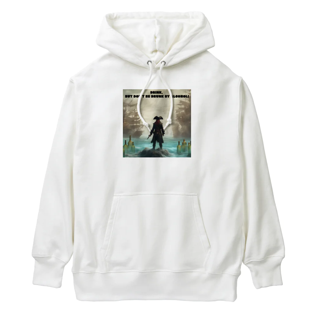 T_Whiteの酒は飲んでも飲まれるなⅡ Heavyweight Hoodie