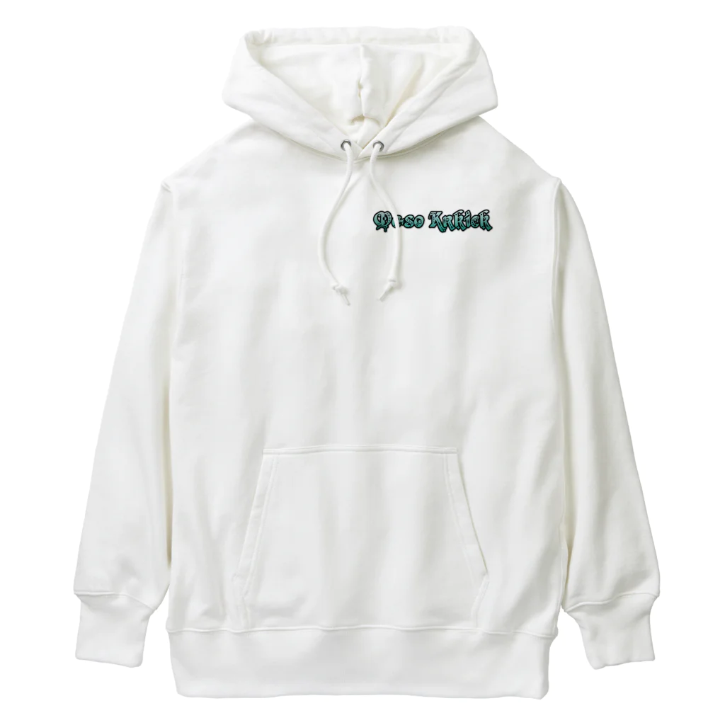 MesoKrkickのMesoKrkickロゴ Heavyweight Hoodie