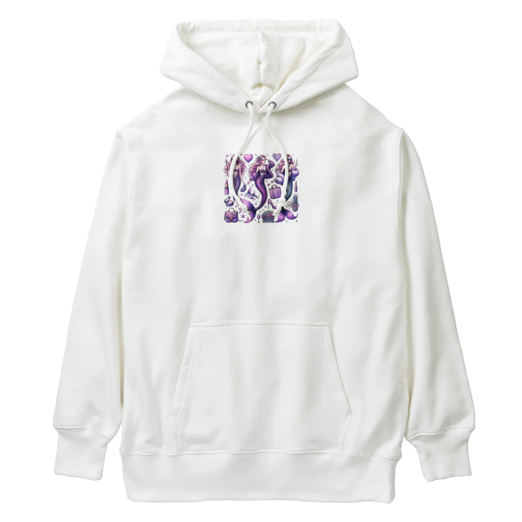 run-mermaidのセクシーマーメイド Heavyweight Hoodie