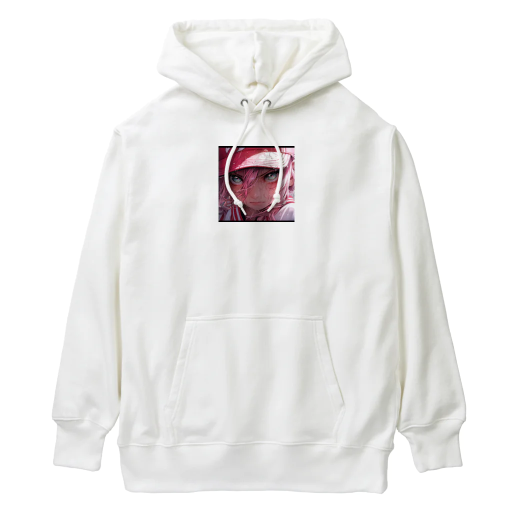 ぶーたんの熱血少女の燃える情熱 Heavyweight Hoodie