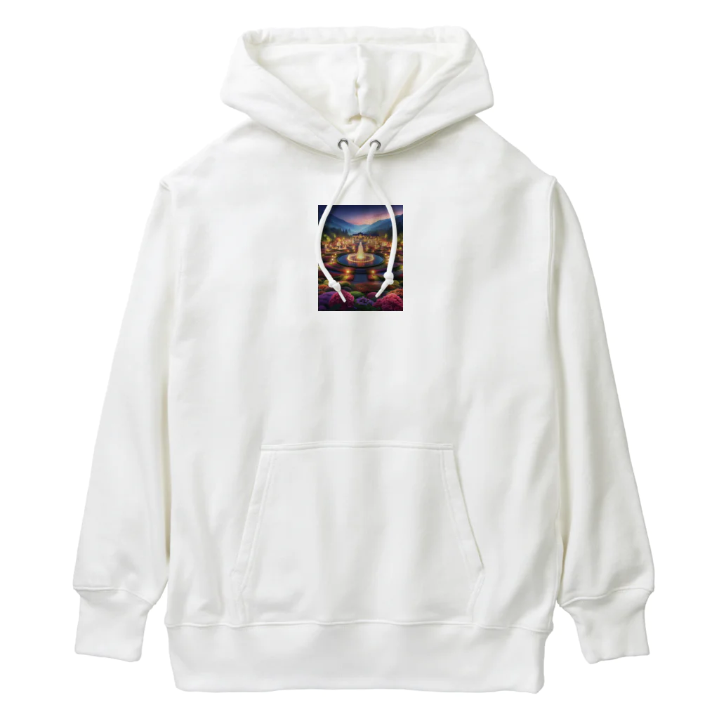 a_calming_siteのマジックアワーガーデン Heavyweight Hoodie