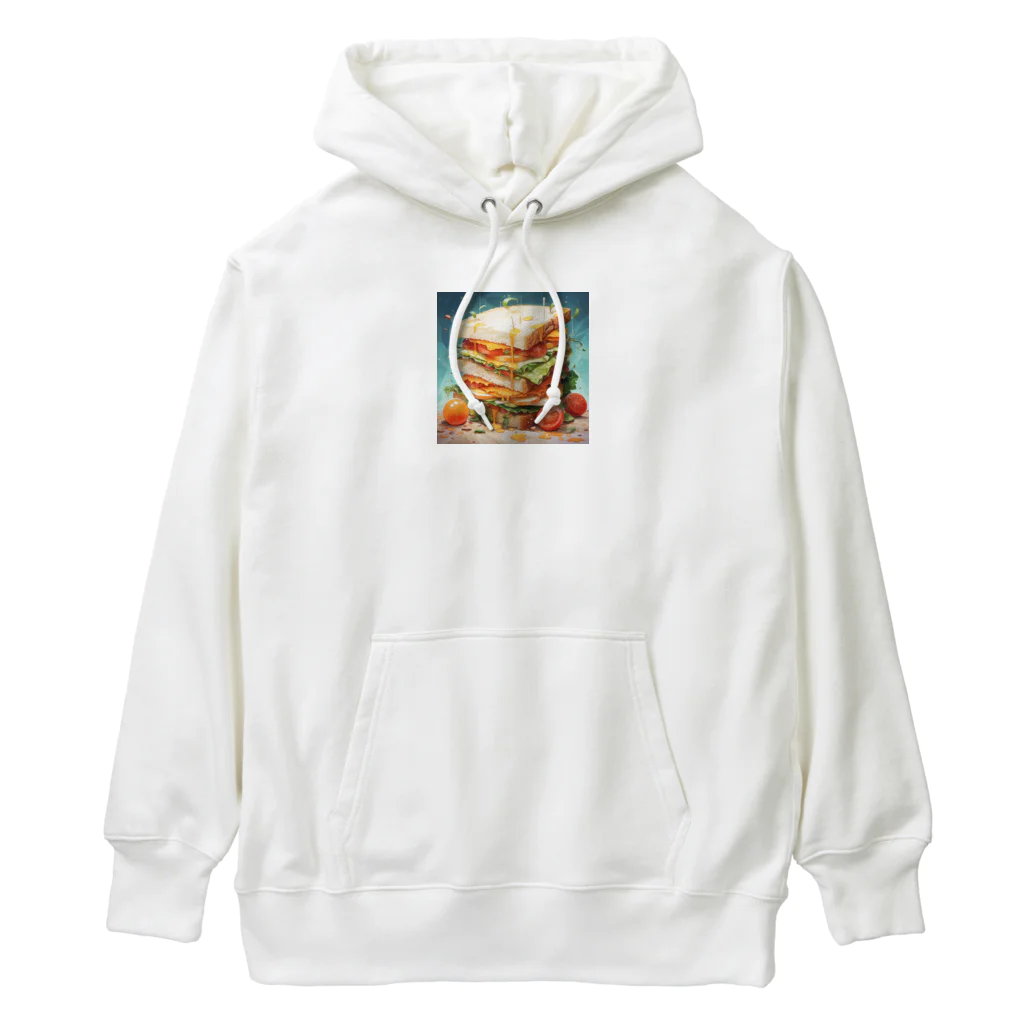 motsunabeeの本物のサンドウィッチ, cute design, top rank, must buy Heavyweight Hoodie