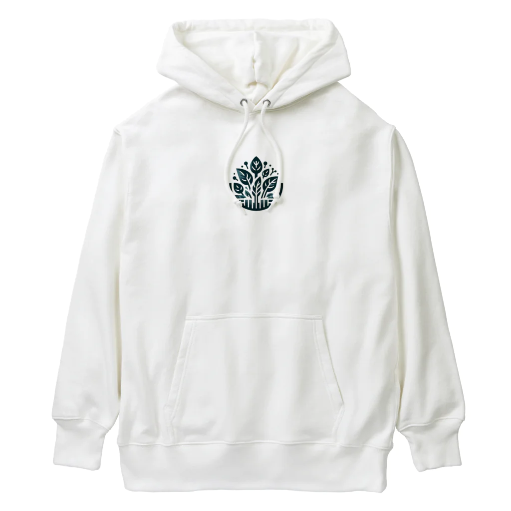 大地の宝物のほうれん草、緑、持続可能 Heavyweight Hoodie