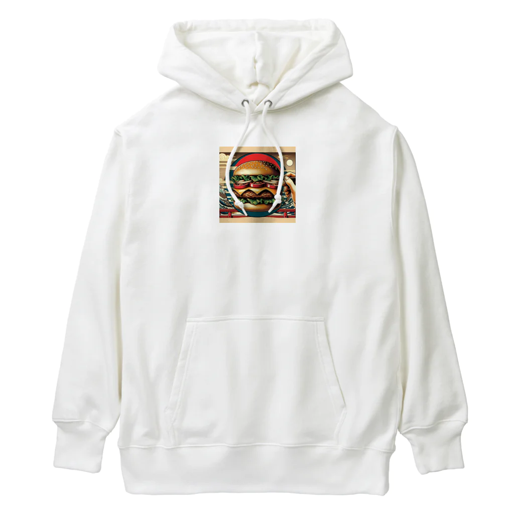 minaminokahoの日本の浮世絵が最新の食文化と融合 Heavyweight Hoodie