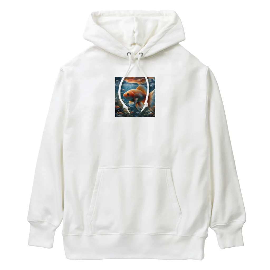 アートフル・メッセンジャーの金運招福金魚様 Heavyweight Hoodie