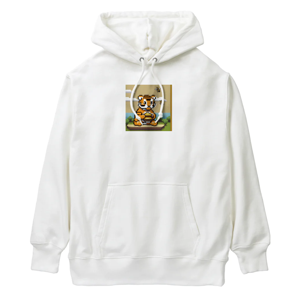 クロスクリエイティブの 蜂蜜を集めているトラ Heavyweight Hoodie