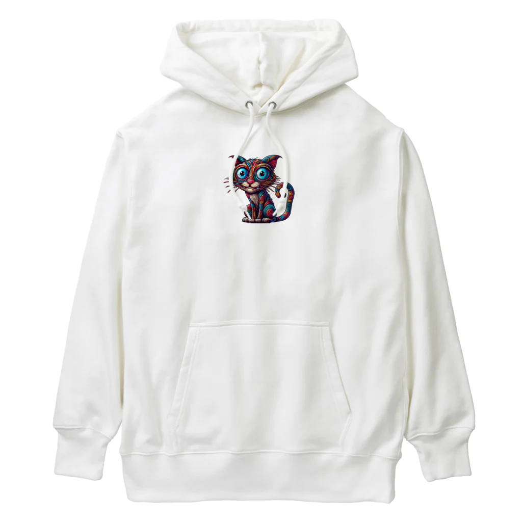 kyomukyomukarenのカラフル猫 Heavyweight Hoodie