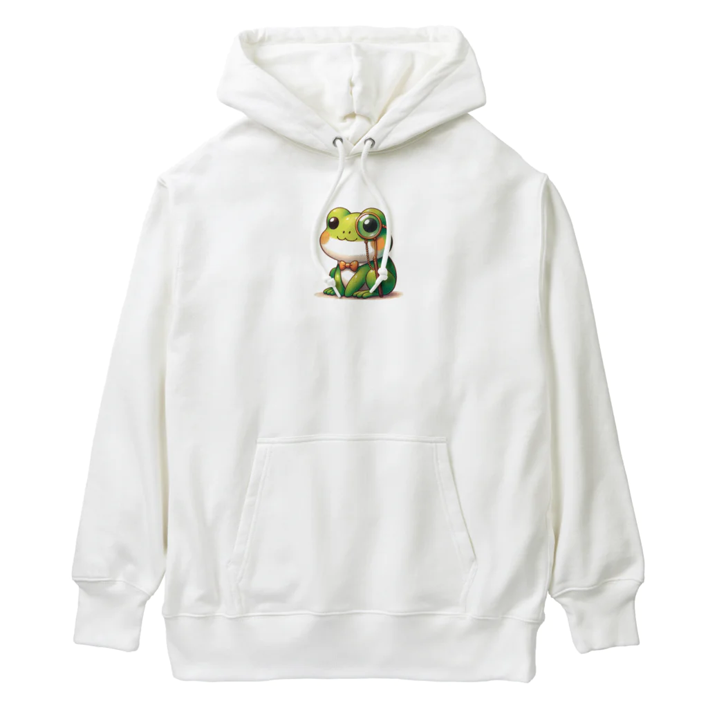 kawaiidoubututatiのカエル×めがね Heavyweight Hoodie