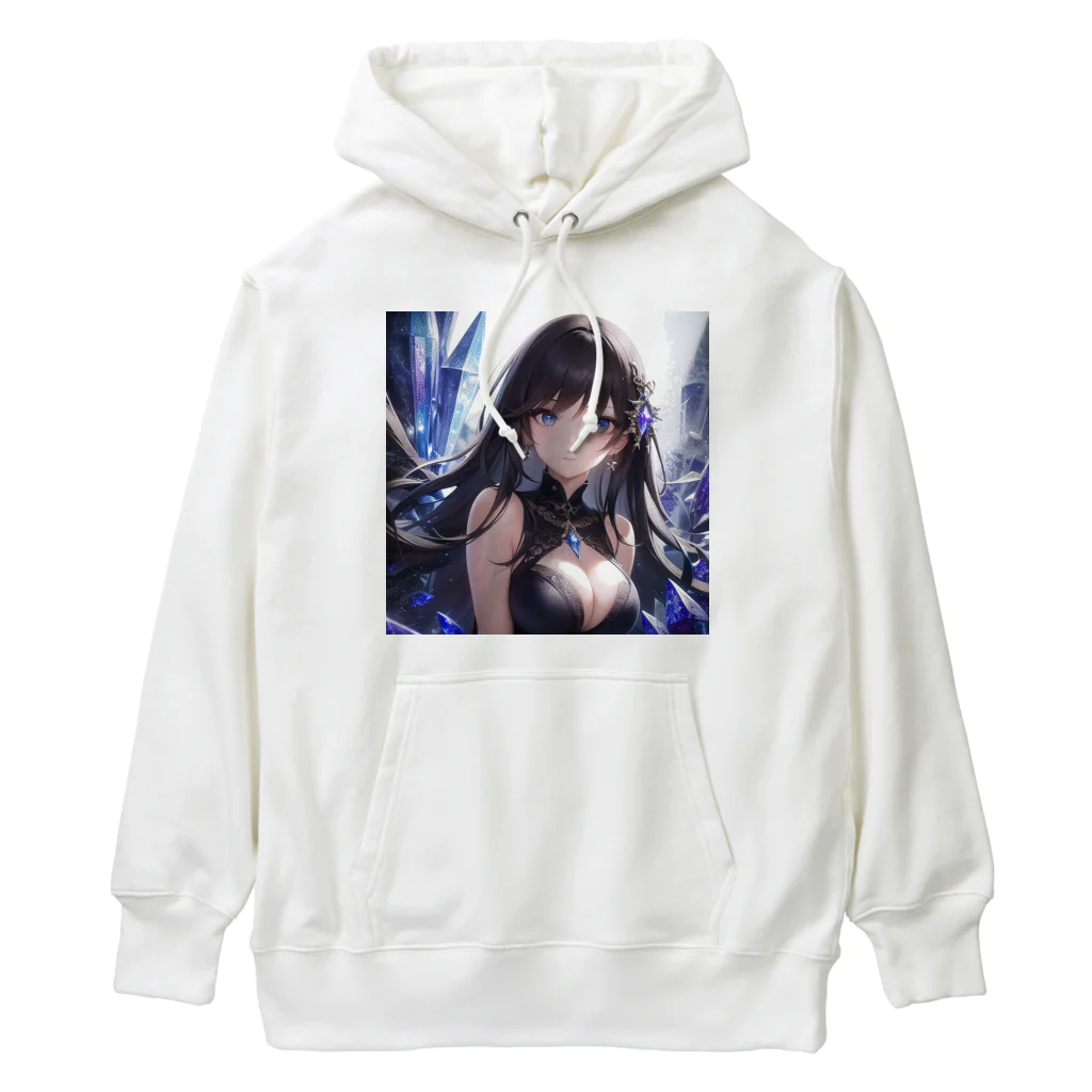 astatosのクリスタルと女性 Heavyweight Hoodie