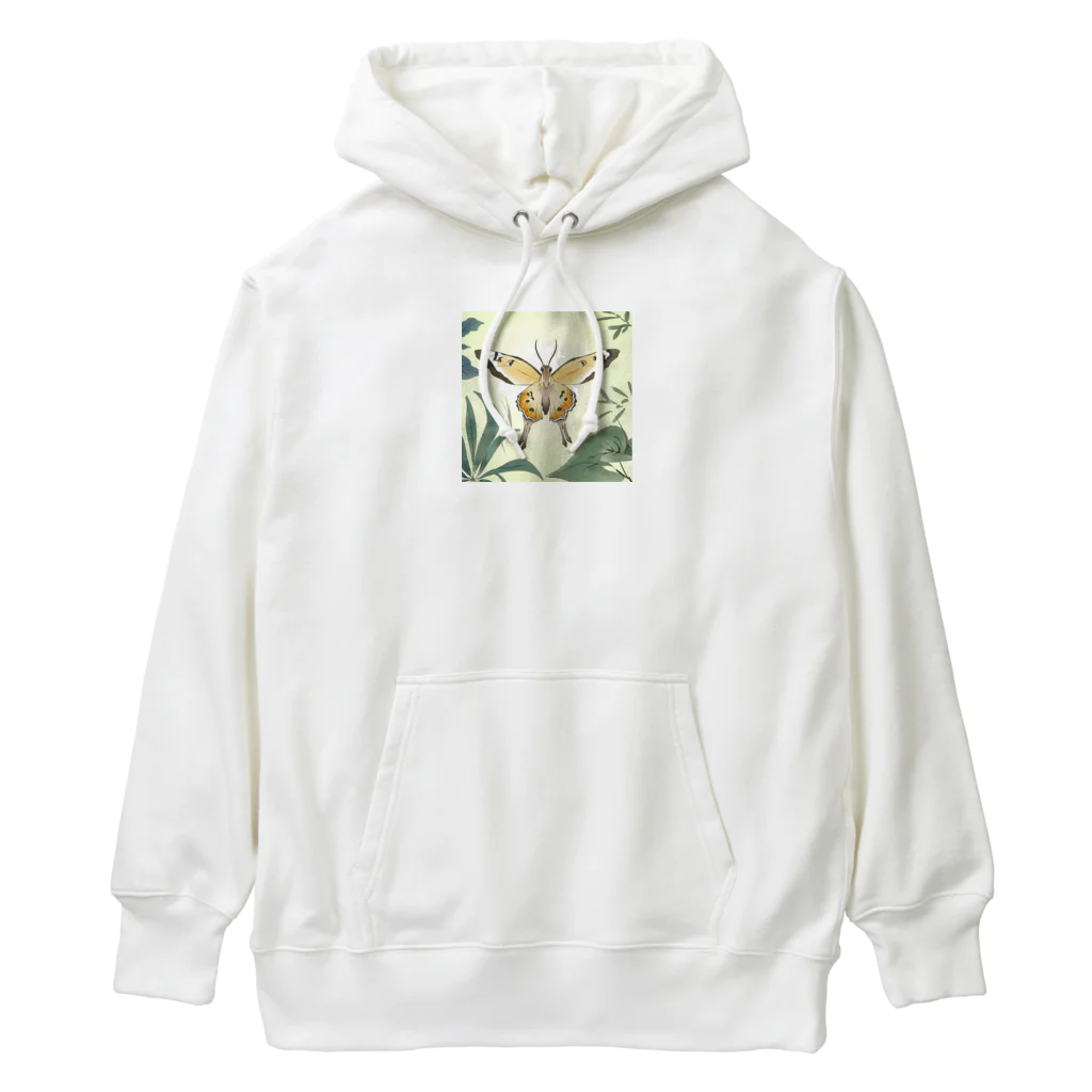 bigbamboofamilyの鹿と蝶の融合　その三 Heavyweight Hoodie