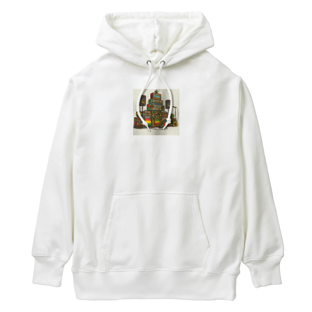 音楽ルー106のサウンドシステム Heavyweight Hoodie