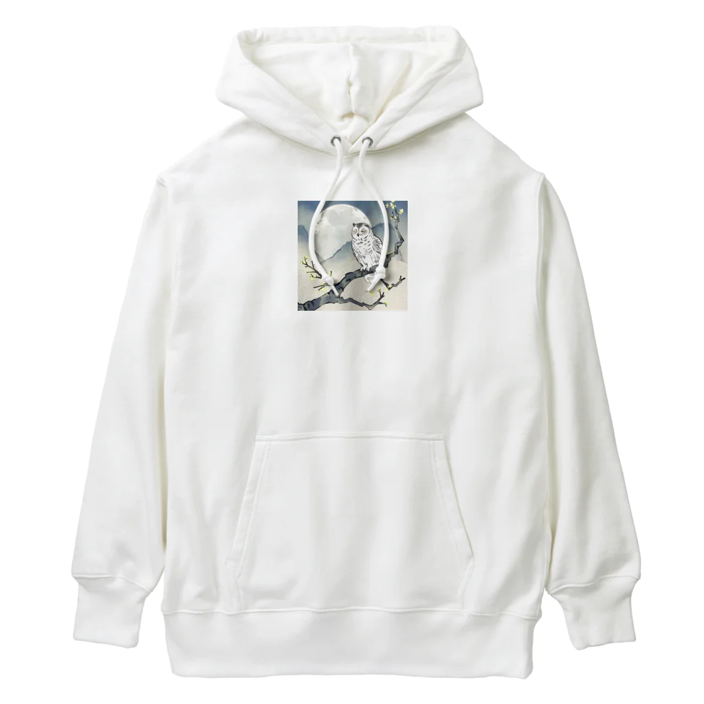 bigbamboofamilyの眠りの梟 Heavyweight Hoodie