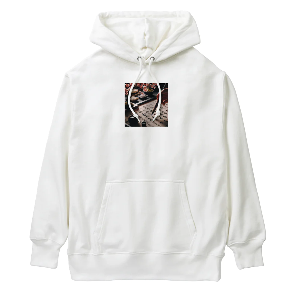 こんばにやの毛筆 Heavyweight Hoodie