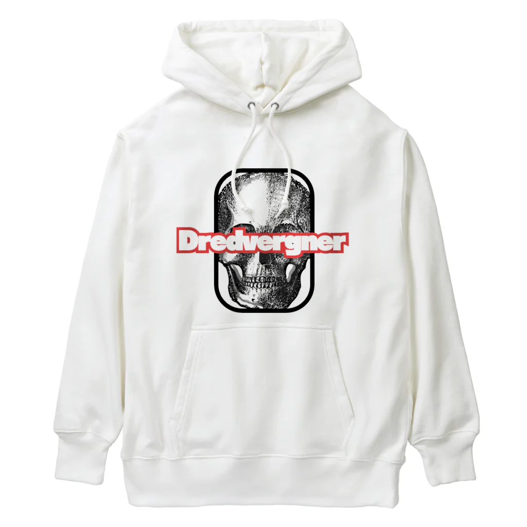 -DREDVERGNER-のBig Face Bone Heavyweight Hoodie