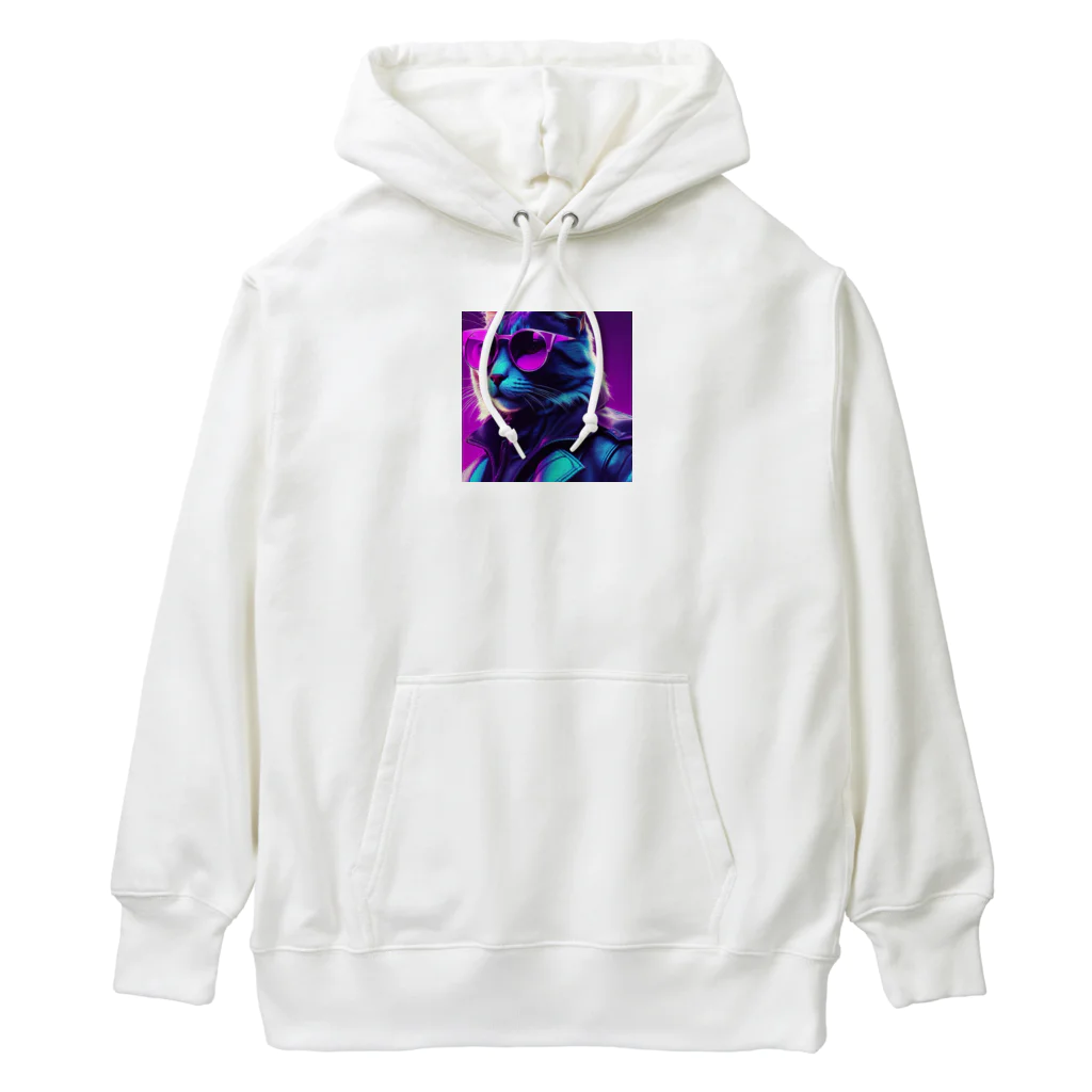 jujumarucatのROCKYCAT　サングラス Heavyweight Hoodie