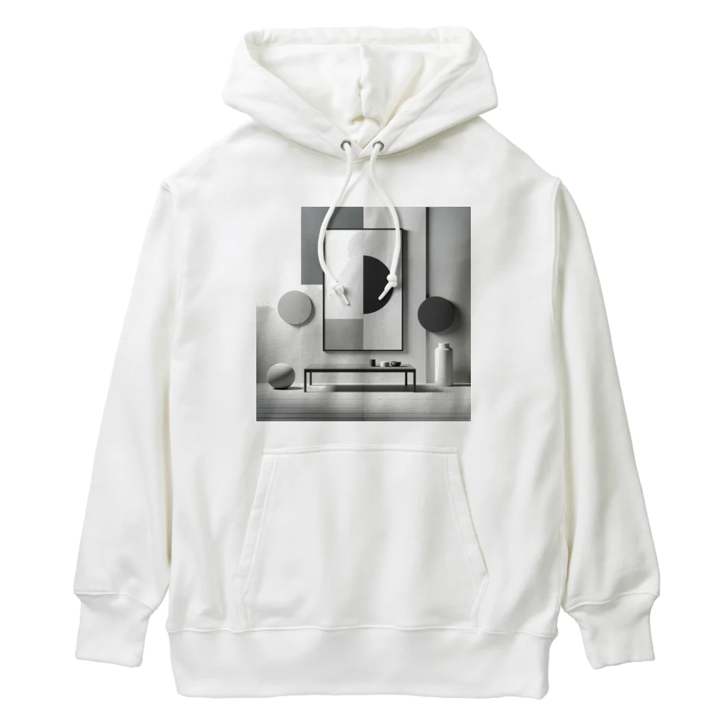 masaの静謐なモノクロームの風景 Heavyweight Hoodie